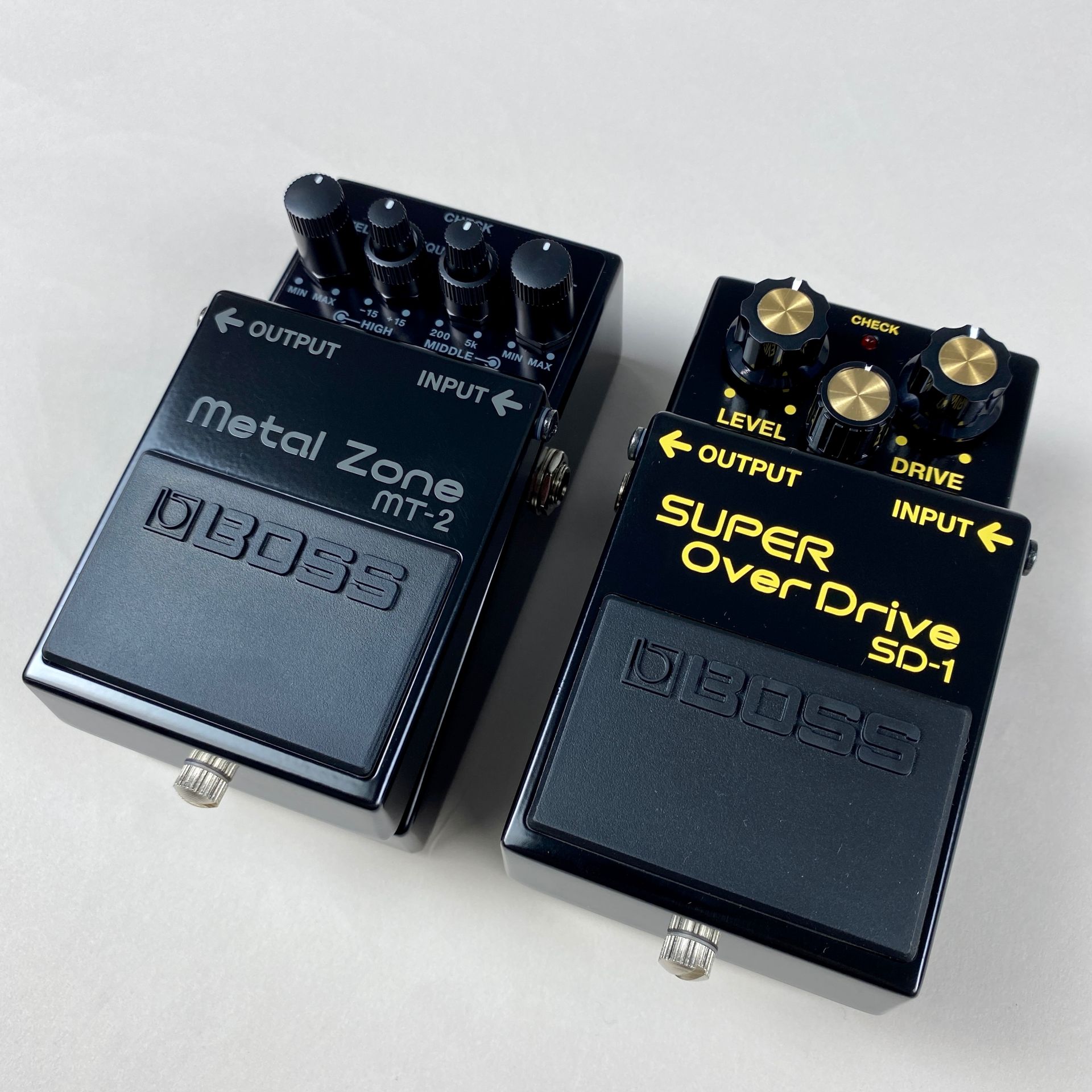 エフェクター】BOSS SD-1-4A ＆ MT-2-3A｜人気機種のアニバーサリー