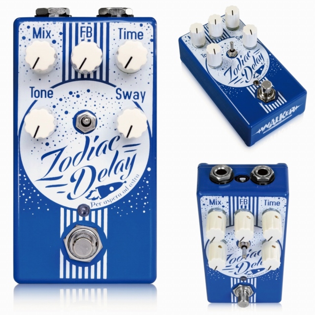 ディレイ】ロシア製エフェクターブランド「Walker A&E」よりデジタル