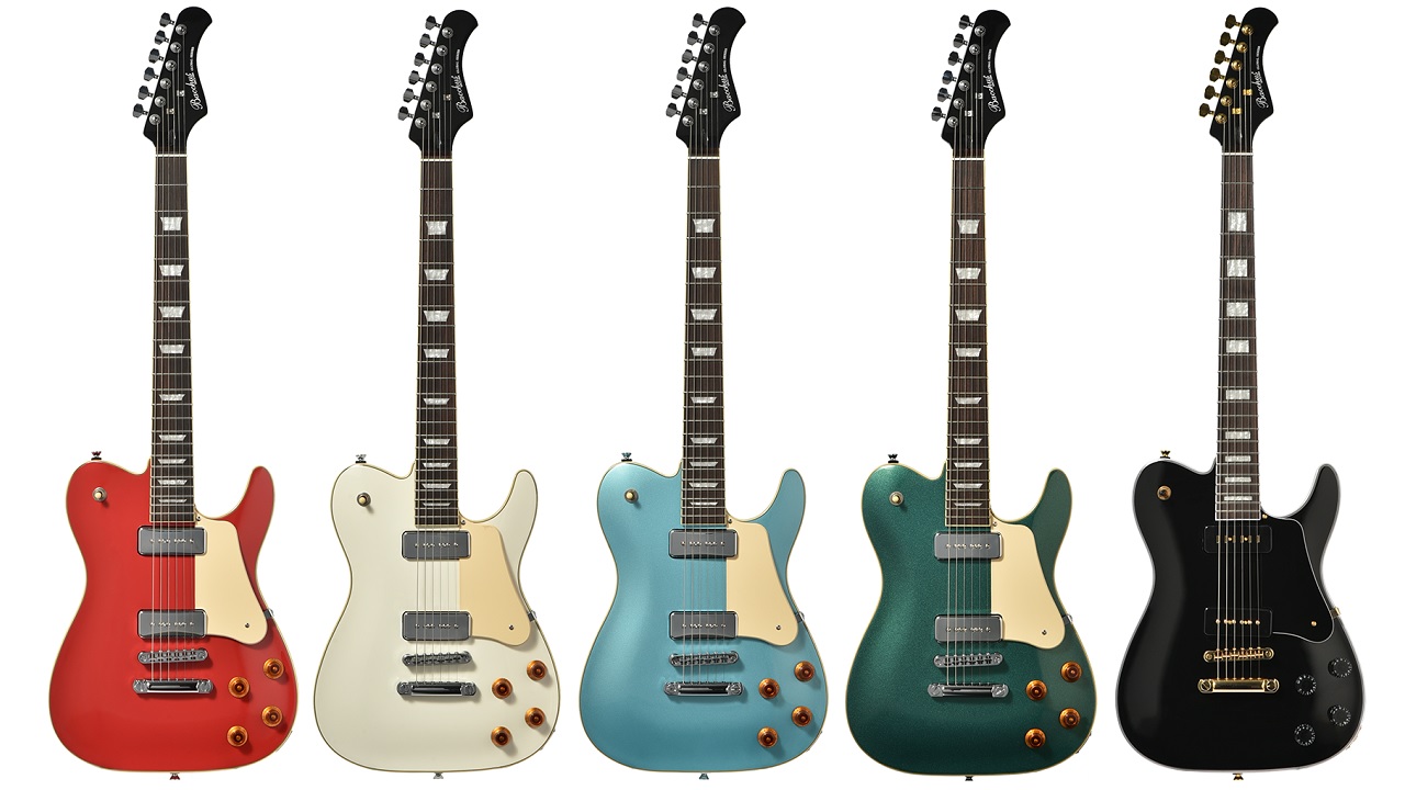 TLタイプのボディでありながらアーチトップを取り入れた「Bacchus