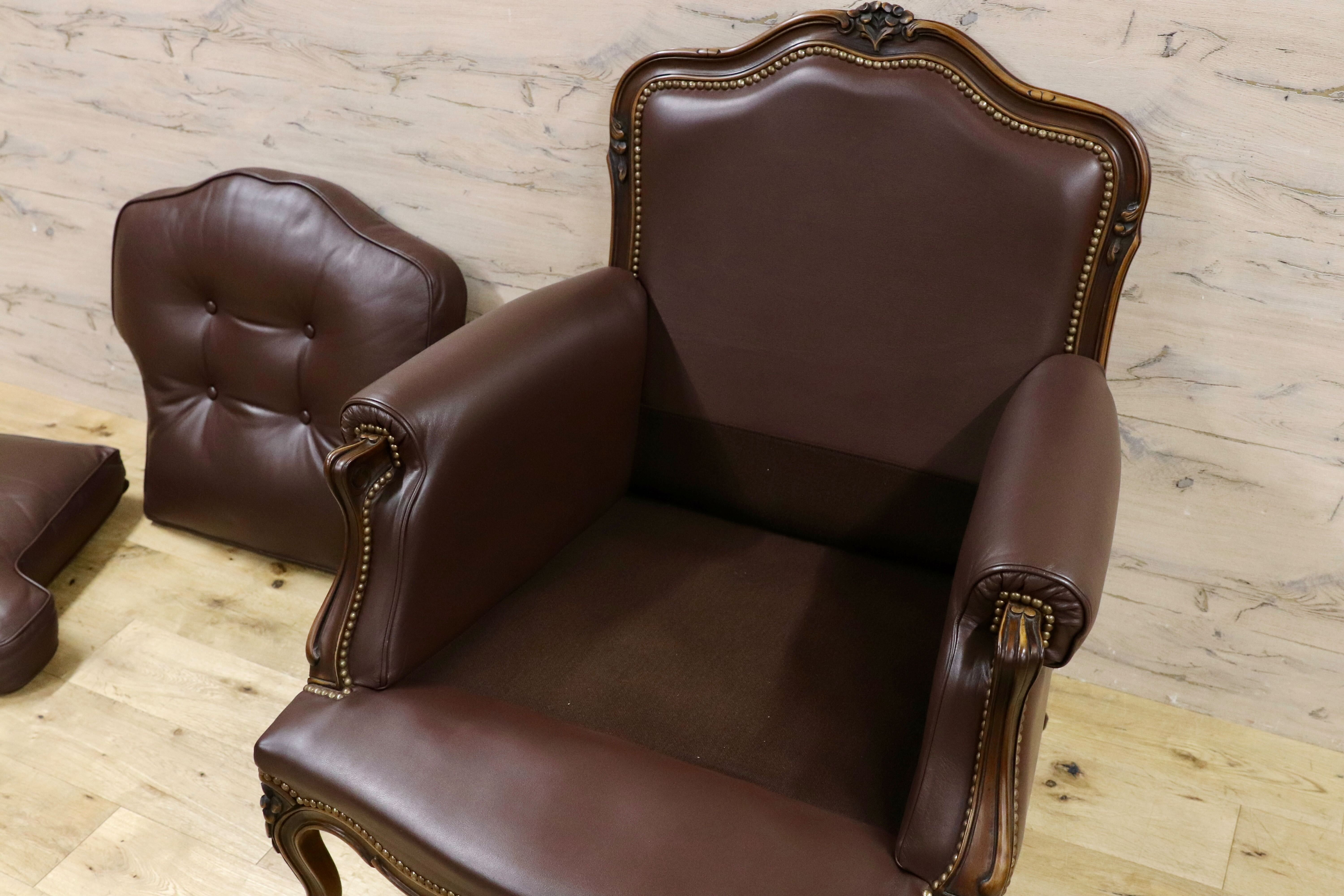 GMHH381A○domani / ドマーニ ルイXV カリモク最高峰 1人掛けソファ