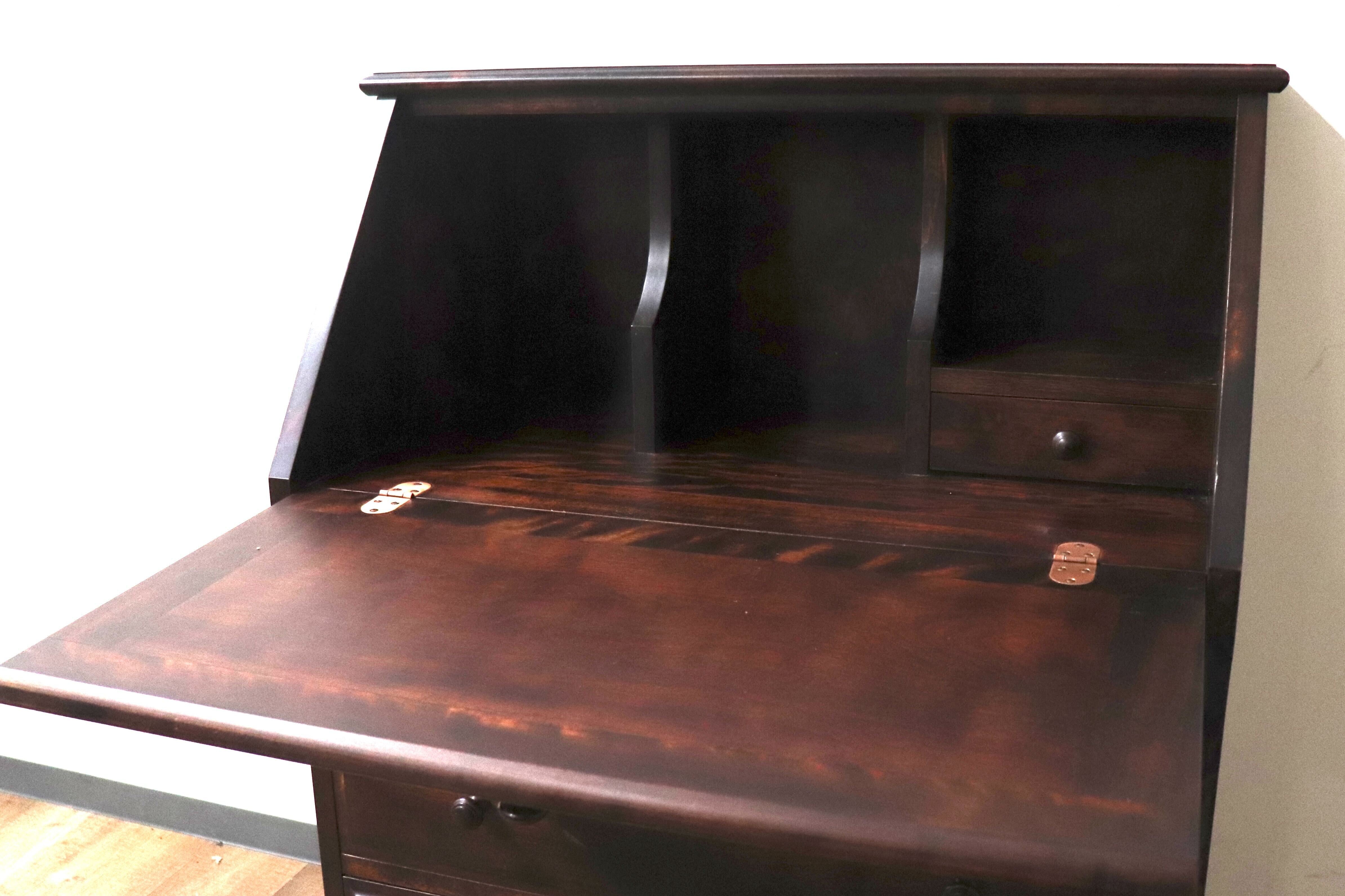 し*き様 美品 和光 樺材ライティングビューロー ライティングデスク