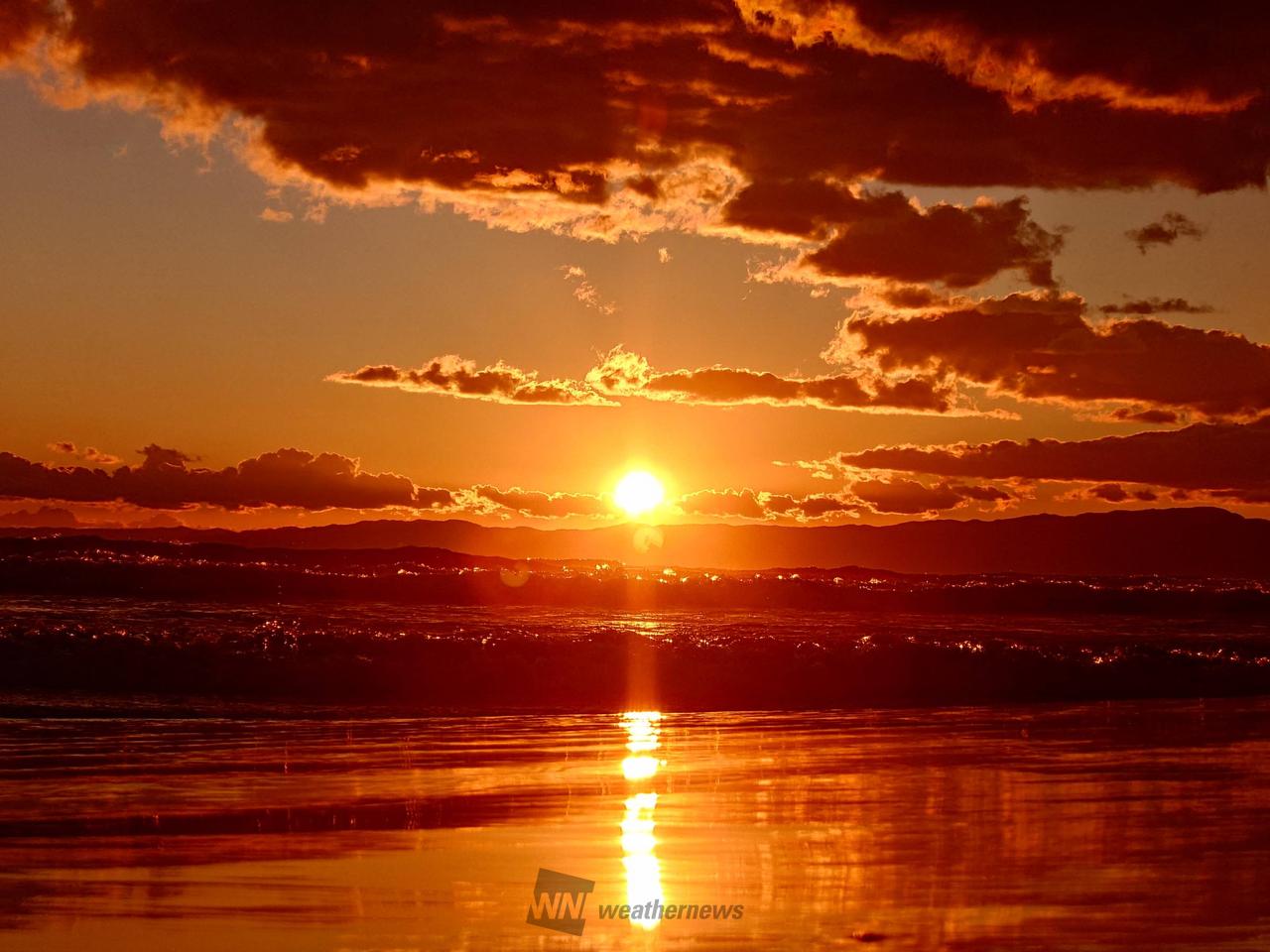 夕陽・夕焼け🌇 注目の空の写真 ウェザーニュース