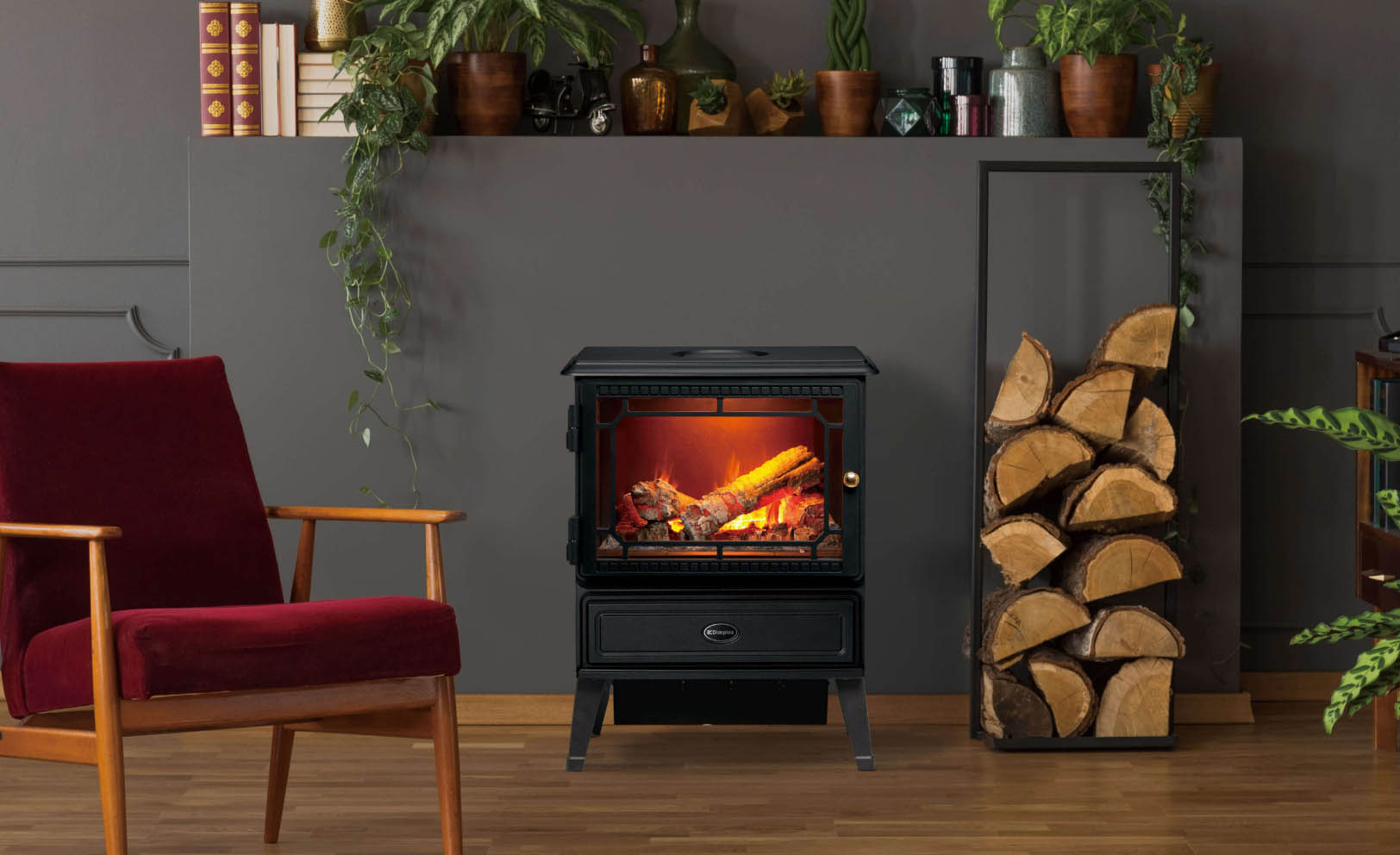 ディンプレックス 蒸気 電気暖炉 Piermont PMN12J 良品美品 低 価格