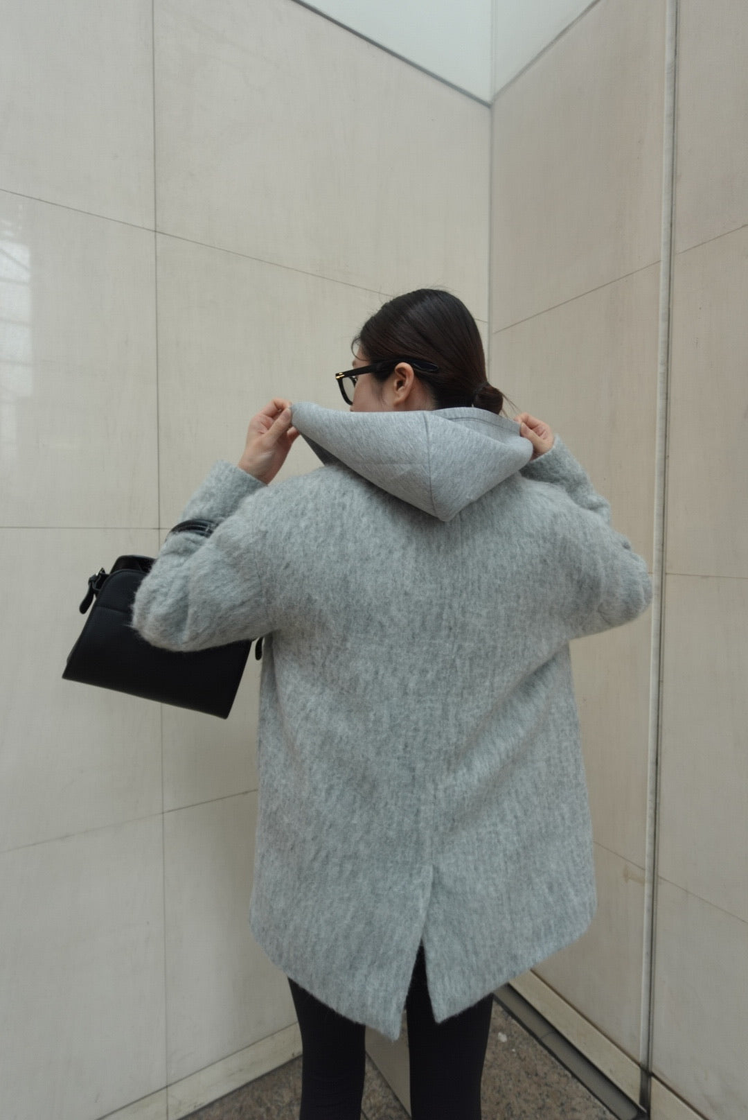 ミドル丈オーバーサイズシャギーコート 1227 – gypsophila