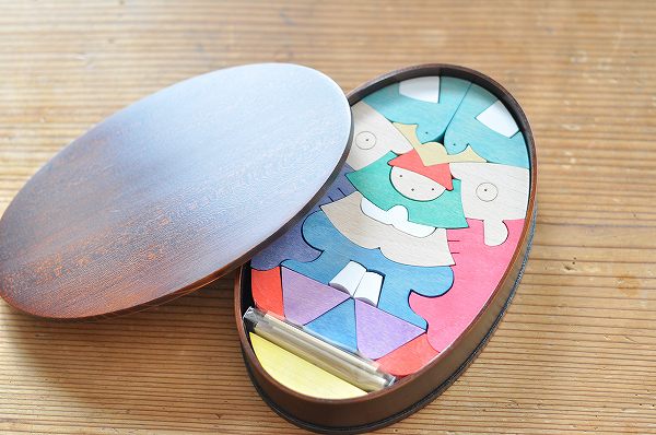 在庫あり】五月人形 遊プラン・小黒三郎 楕円鯉武者 木のおもちゃHANA