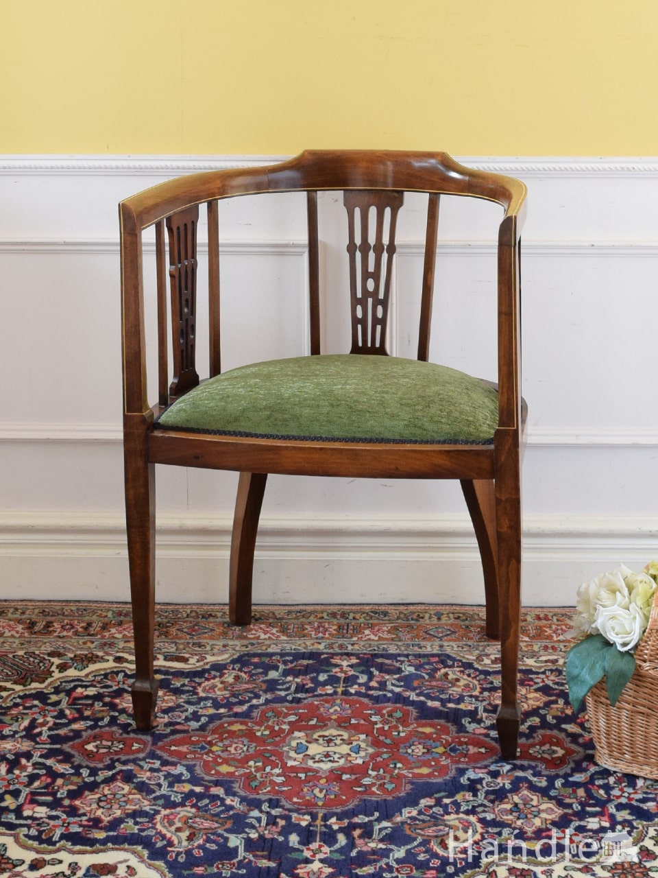 1900年代のアンティーク インレイド チェア(k-520-c)｜アンティーク