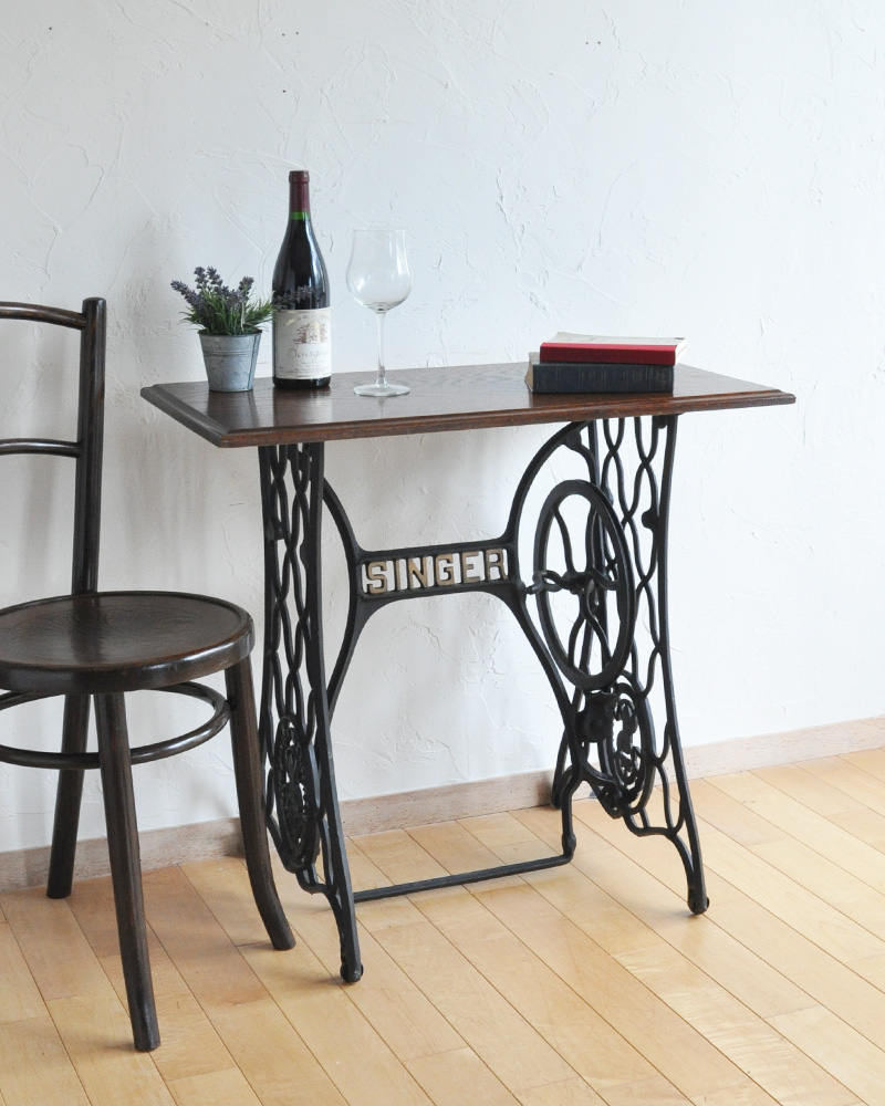 編み目ミシン台 アンティーク アンティーク⁄SINGER⁄シンガー⁄ミシン台