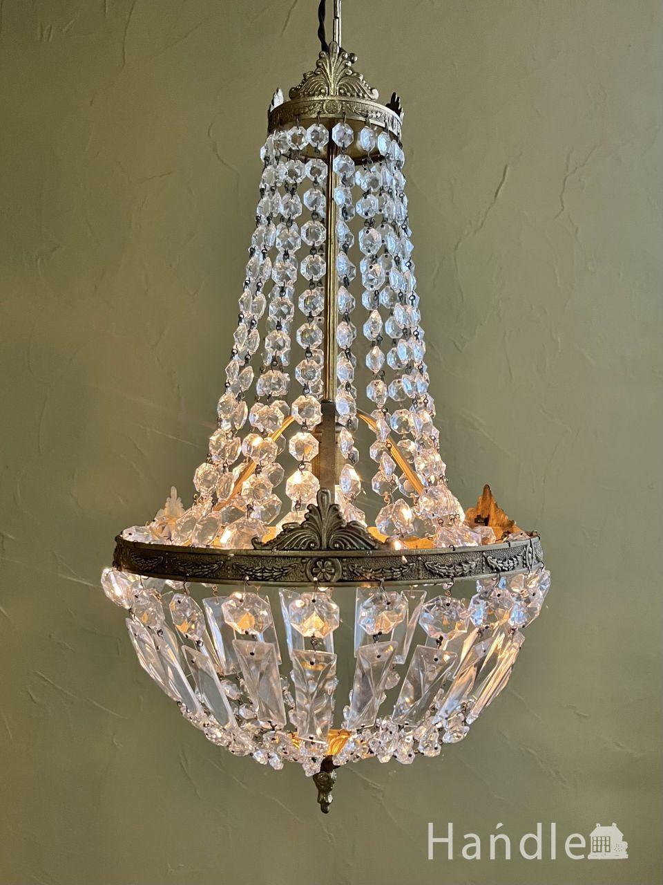 アンティークのガラスビーズがたっぷり付いた、フランスから届いた