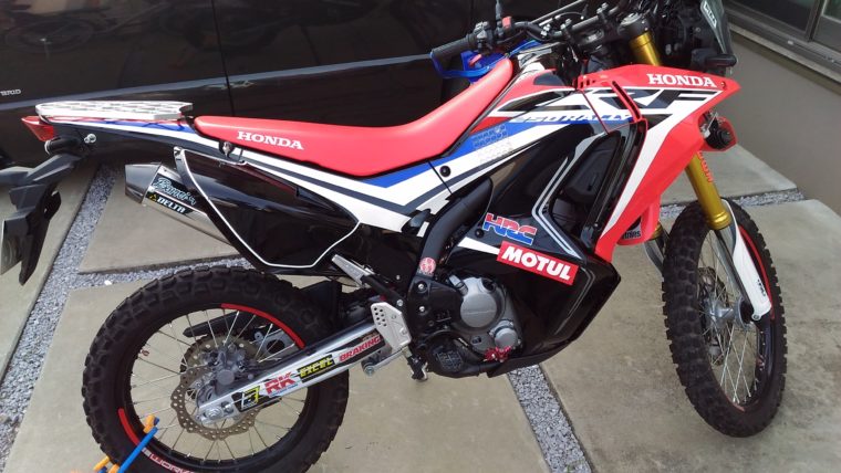 DELTA-Barrel4SサイレンサーをCRF250RALLYに装着！ラリーにデルタ