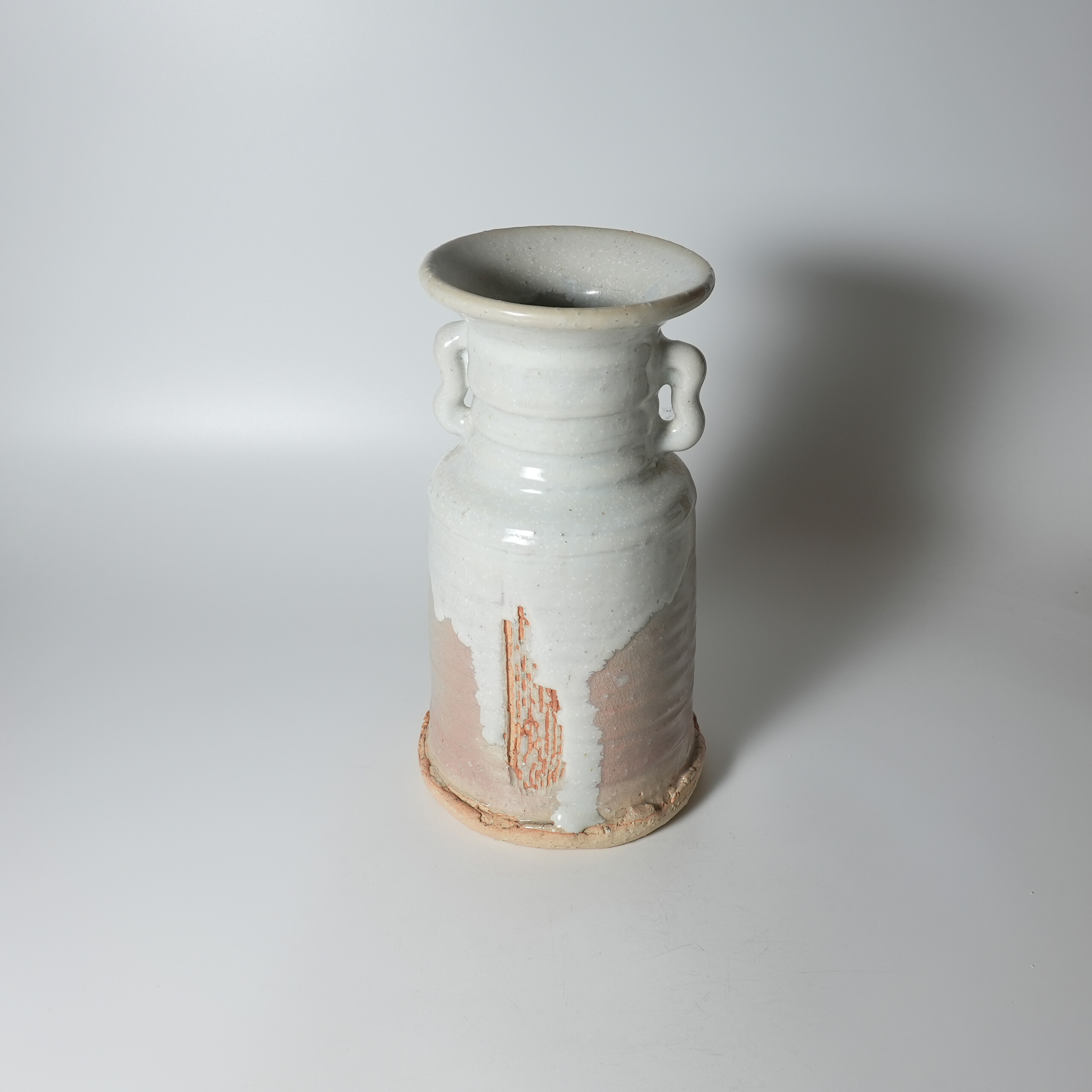 花入 藤井謙次 萩焼 木箱入 | 萩焼屋Hagiyakiya ネットショップ