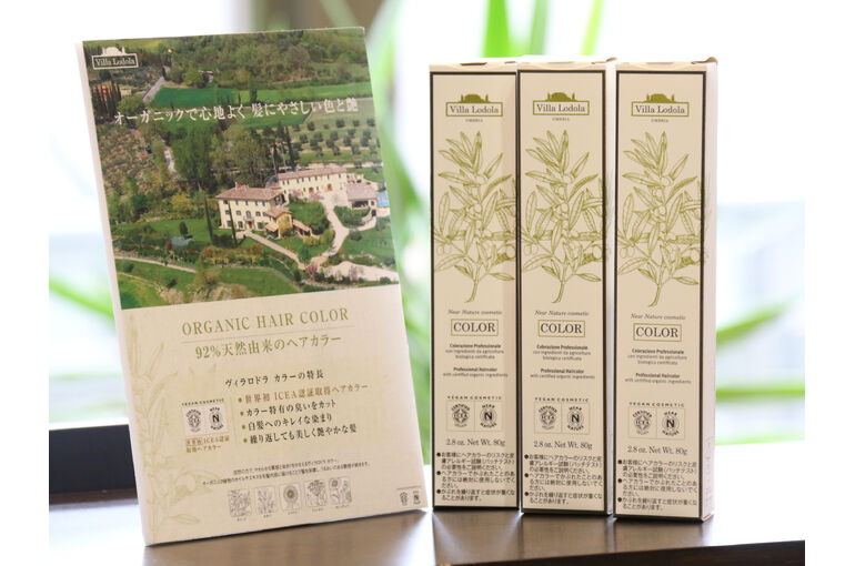 当サロンでは、ヴィラロドラオーガニックカラーを使用しています
