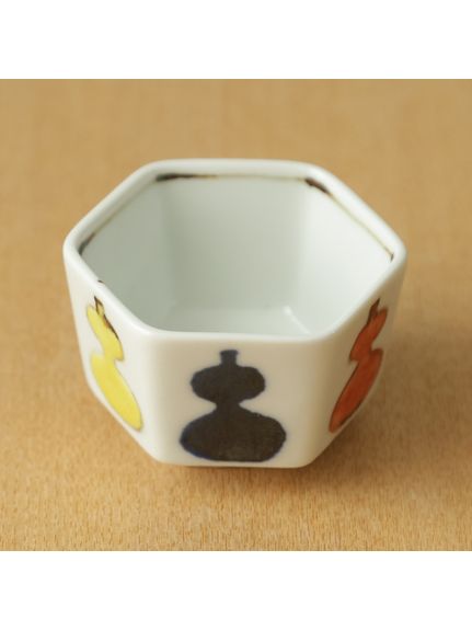 色絵 瓢箪 六角豆鉢/德永遊心（ボウル・鉢）｜Madu（マディ）｜HAKKA
