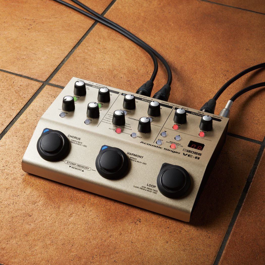 BOSS『VE-8』アコースティックギター ＆ ボーカル用 マルチ