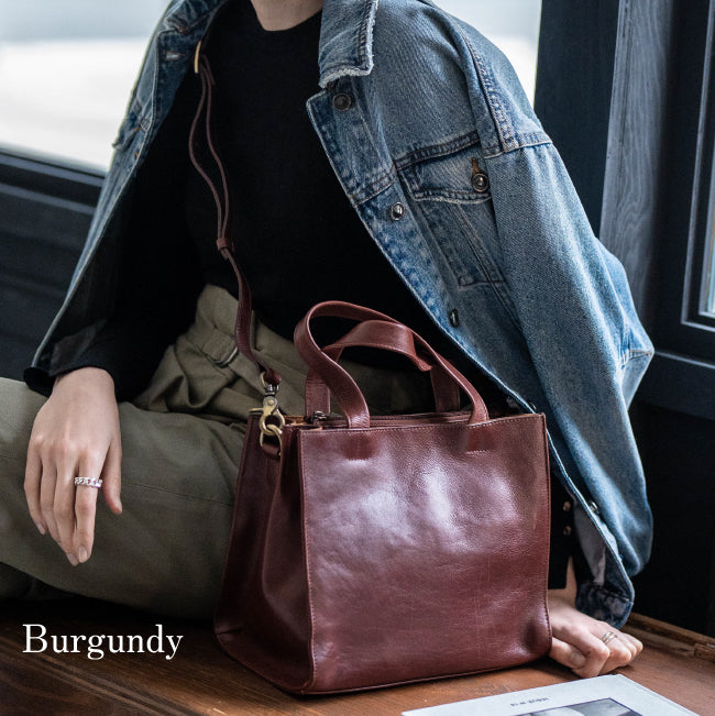 ショルダーバッグ 上質なイタリアンレザー 2Way仕様でおしゃれなレザー