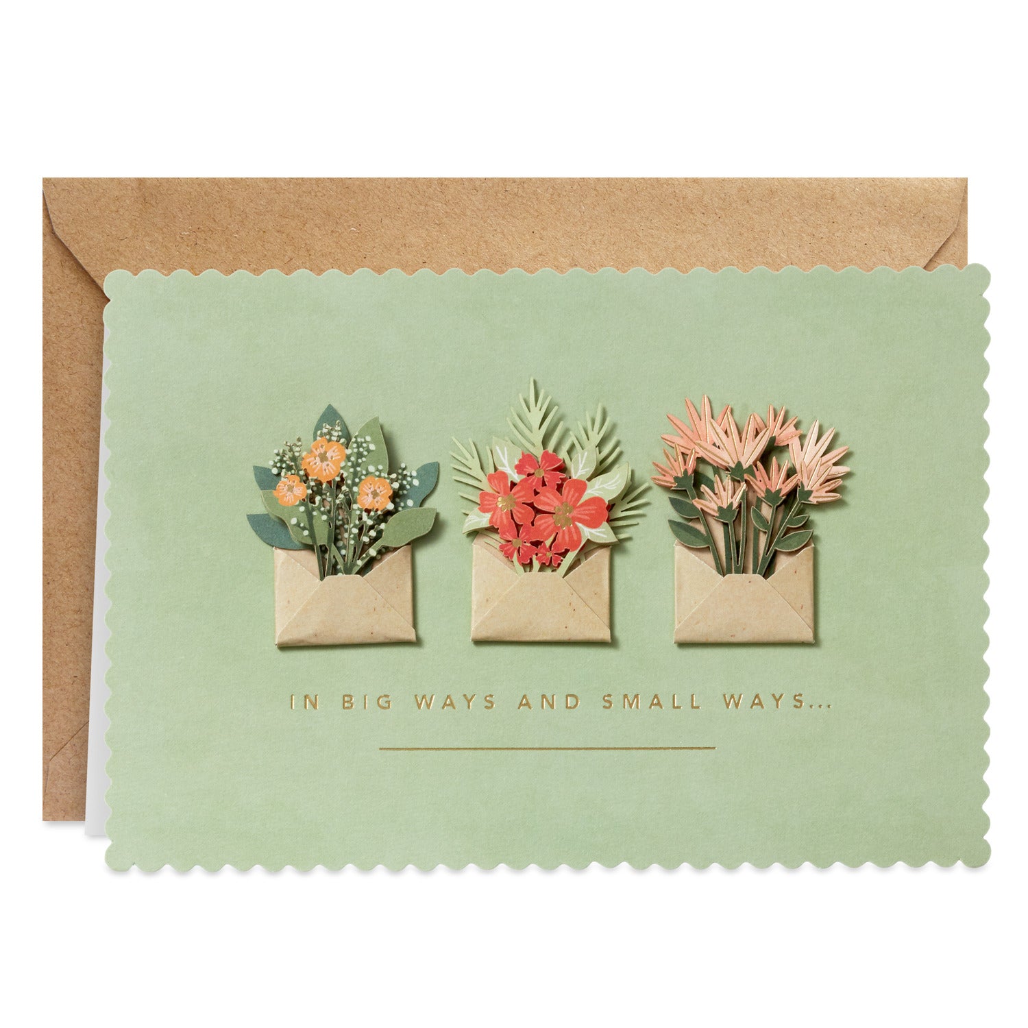 Signature 封筒からお花 Botanical Envelopes Birthday Card – 日本