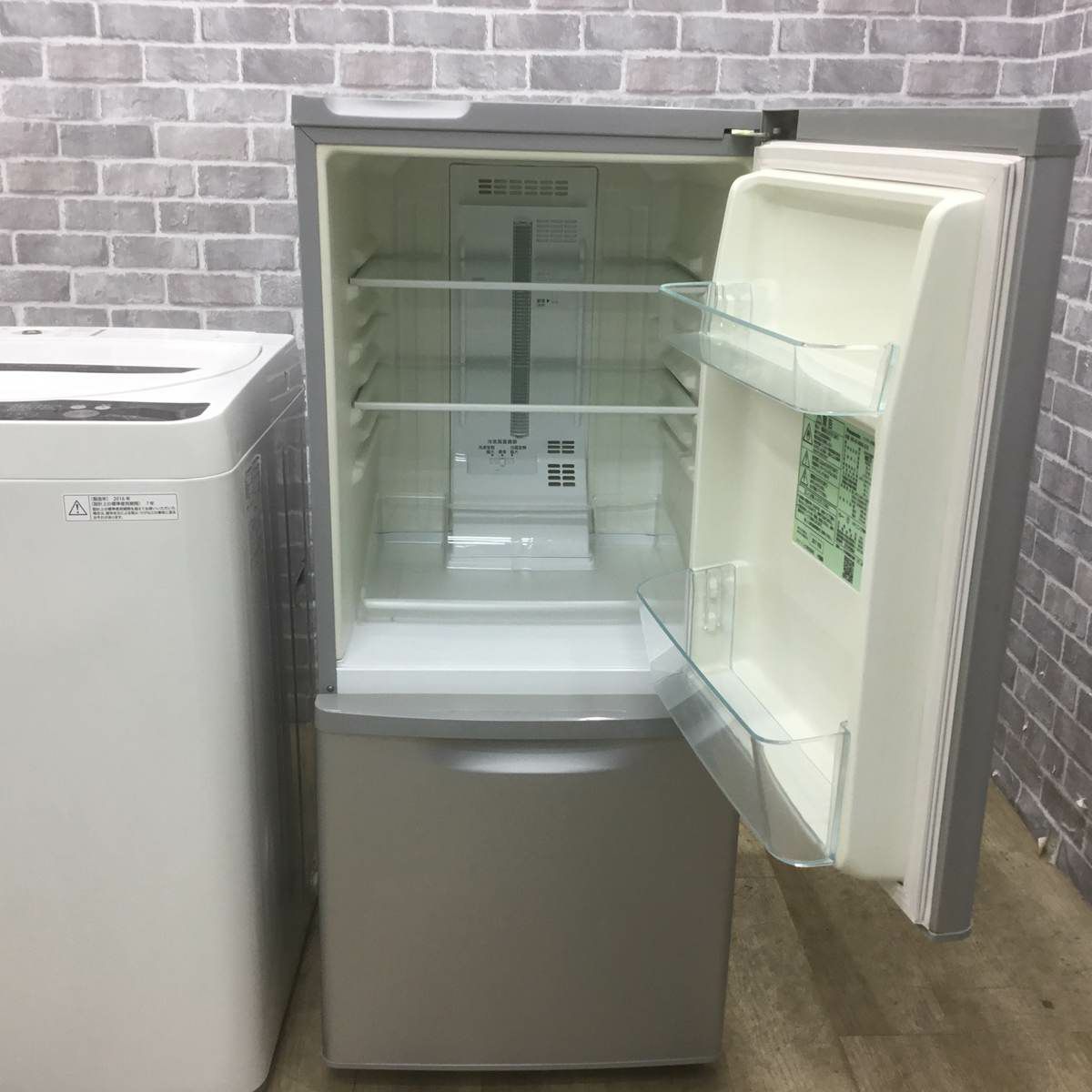家電2点セット パナソニック 冷蔵庫 138L シャープ 洗濯機 4.5kg