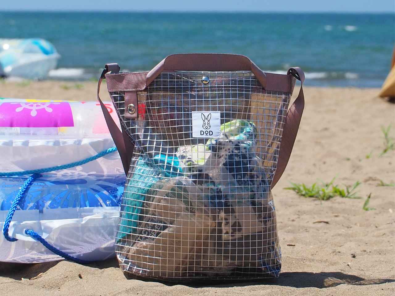 付録レビュー】『DOD 2WAYクリアバッグ』がめちゃかわいい！プール