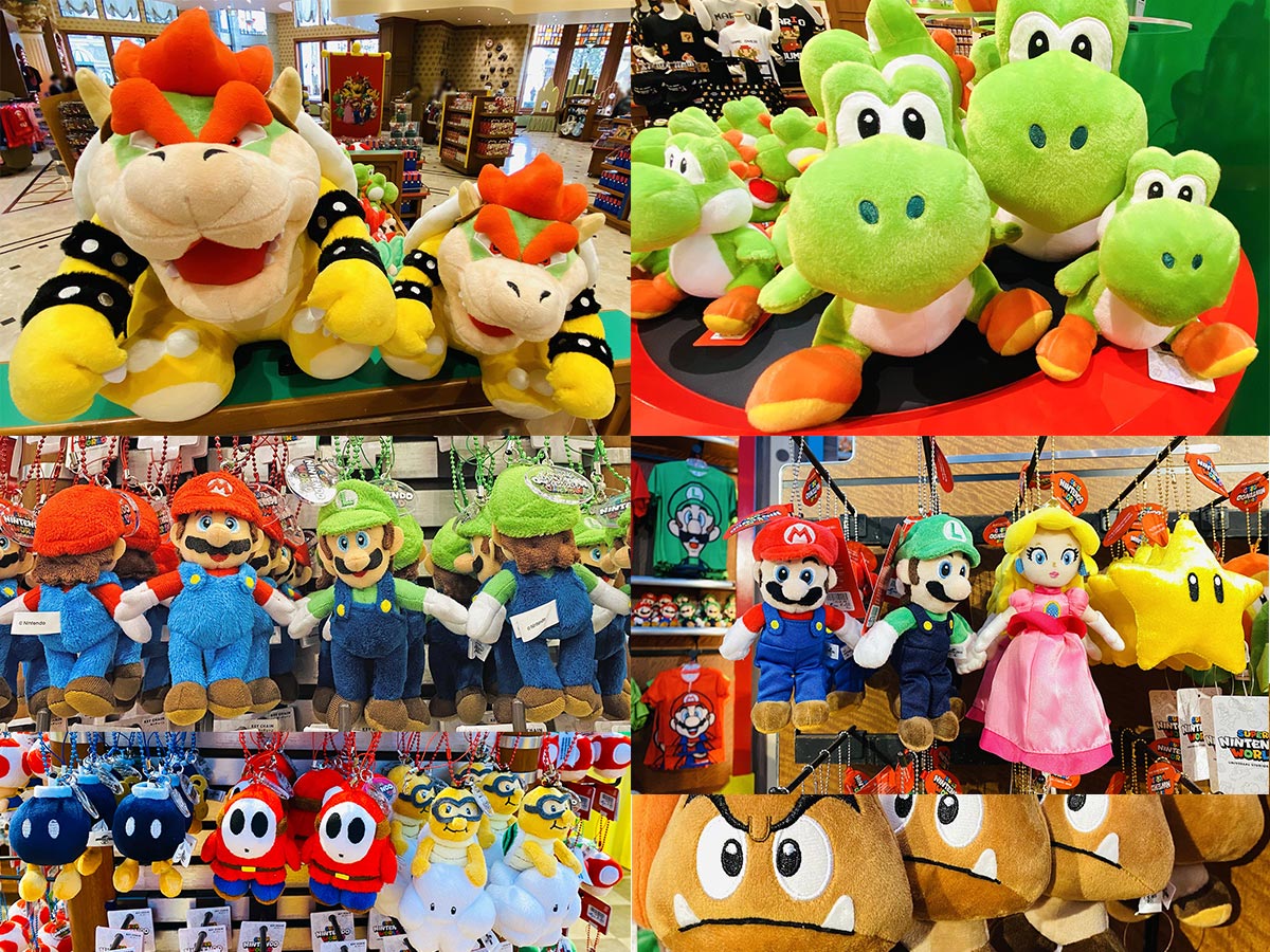 USJぬいぐるみ22種類】スーパーニンテンドーワールド！マリオ