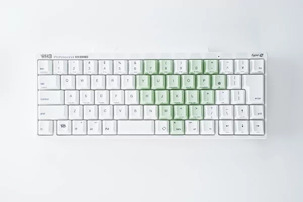 HHKBカラーキートッププロジェクト」第二弾「山葵（わさび）」のキー