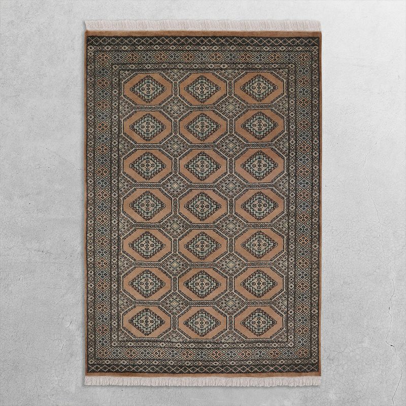 手織り ウール100% 「パキスタン緞通 ジャルダ」 | Happy Rug Market