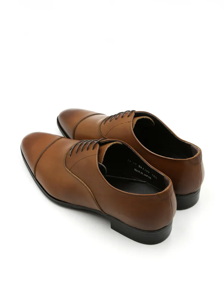 ブラック 【日本製】シューズ ストレートチップ 内羽根 ビジネス