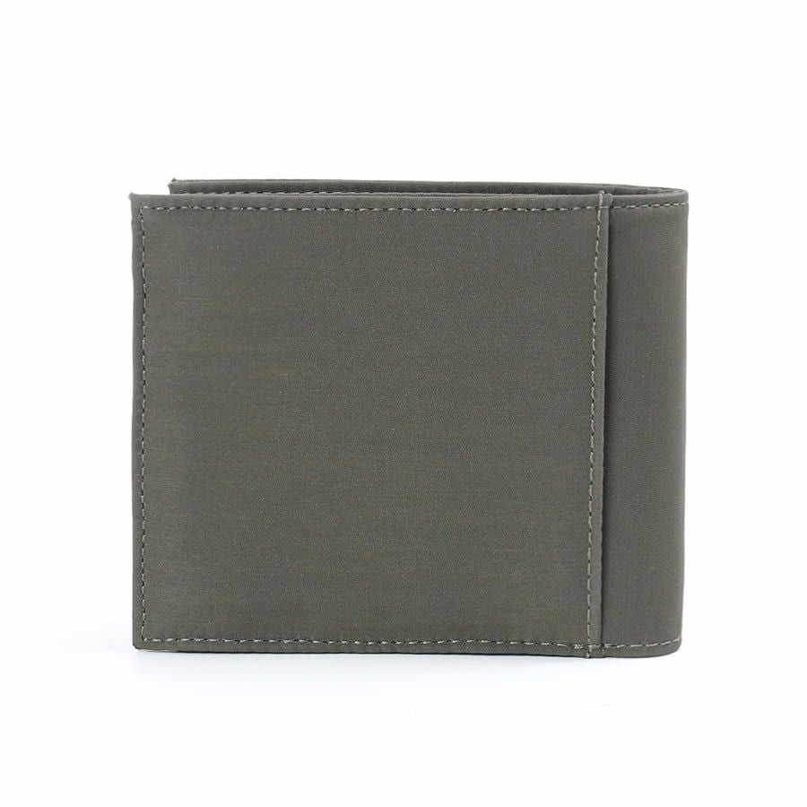 公式】 MOUSTACHE 二つ折り財布 撥水ポリエステル×牛革 KXX-4426