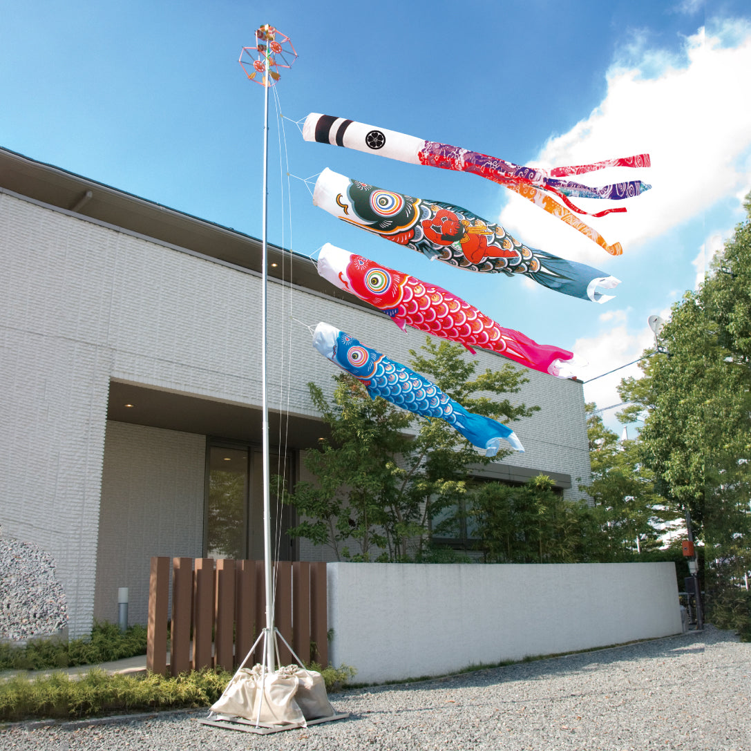 鯉のぼり【錦龍】 庭園スタンドセット｜徳永こいのぼり公式 – 晴れと暮らす