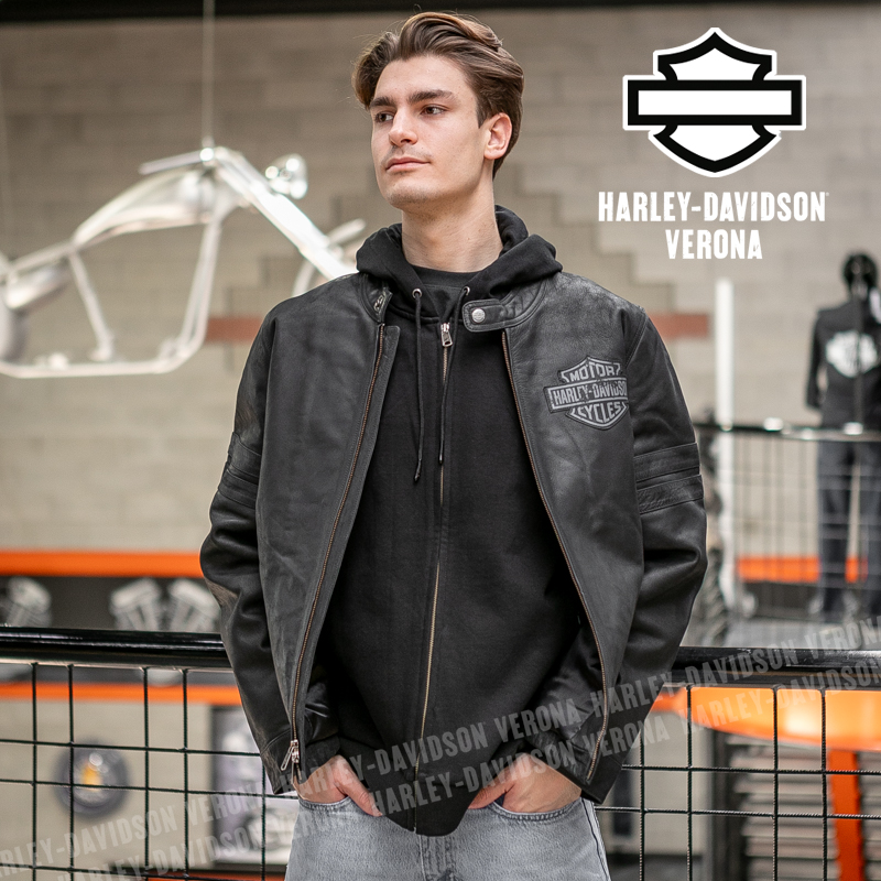 Harley-Davidson® Enthusiast 3-in-1 Leather Jacket Black | 97004-25VM