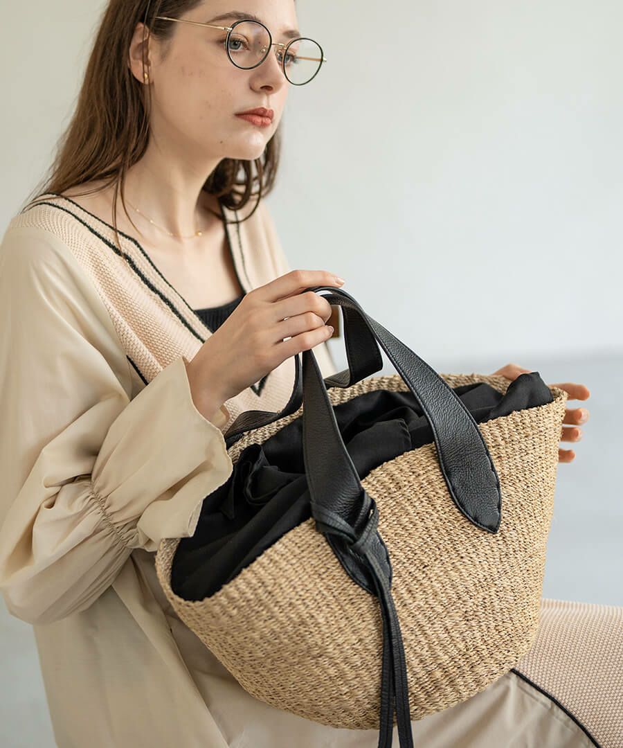 POMTATA ポンタタ ポケット付きかごバッグ | HAYNI ( ヘイニ )《公式通販》