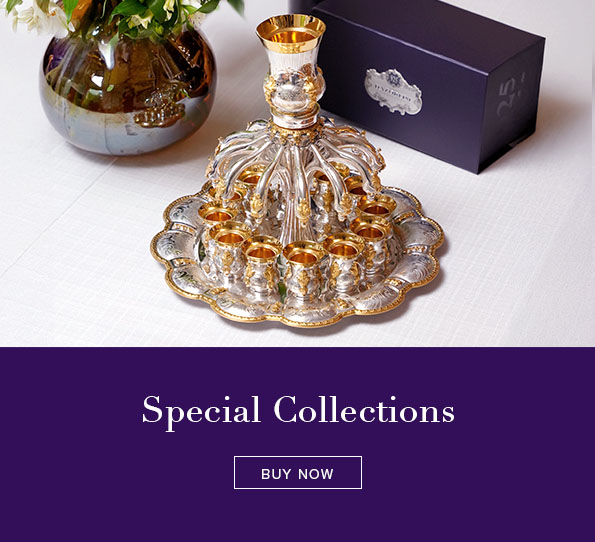 Hazorfim - Handmade Silver Candlesticks, Candelabras And Menorahs