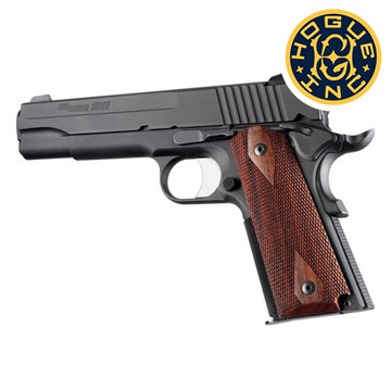 Hogue ホーグ 木製グリップ コルト ガバメント ダイヤチェッカ アンビ