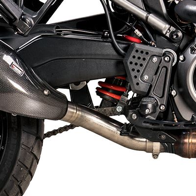 AKRAPOVIC ハーレー パンアメリカ用ステンレス・リンクエキゾースト
