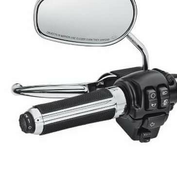 エアフロー・ヒーテッドハンドグリップ グロスブラック ケーブル