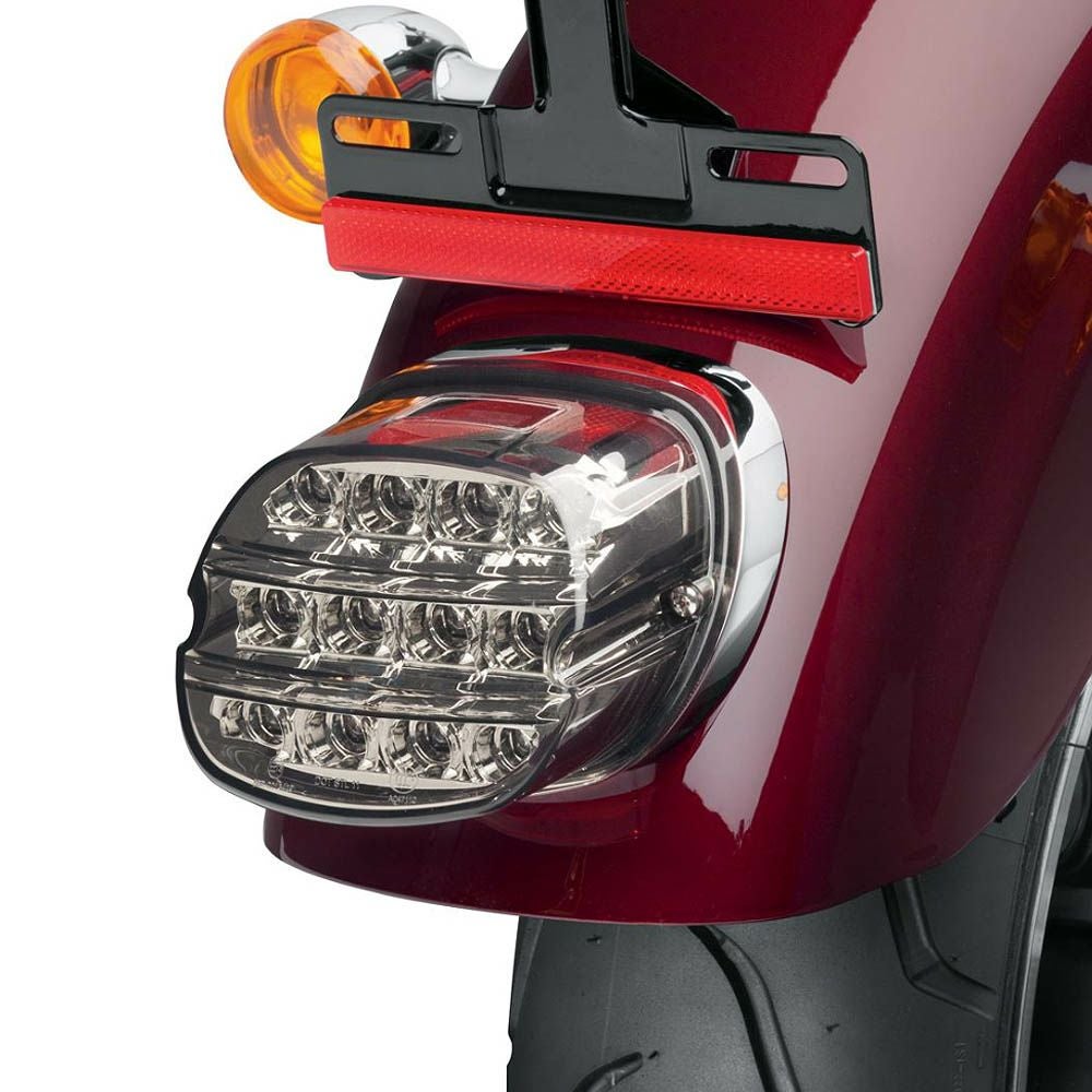 レイバック LEDテールランプ スモークxクリア |ハーレーパーツ専門店