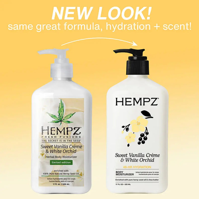 Hempz Sweet Vanilla Creme & White Orchid Moisturizing Body Lotion