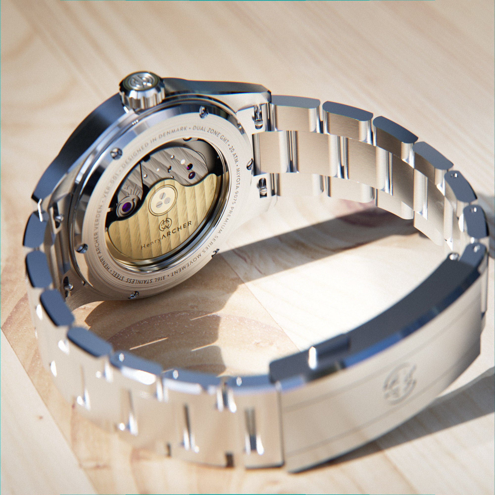 Henry Archer - Verden GMT - Ad Astra Aventurine – Henry Archer Denmark