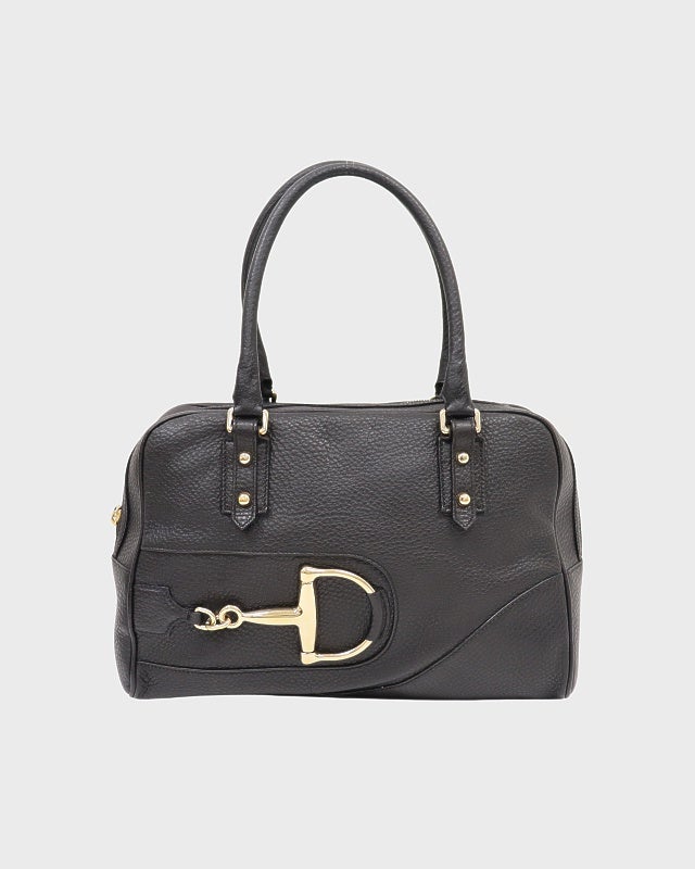 GUCCI ホースビットレザーハンドバッグ | Hedy