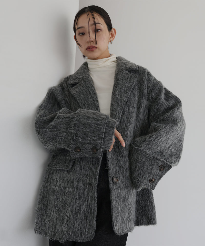 シャギーテーラードコート – hellam