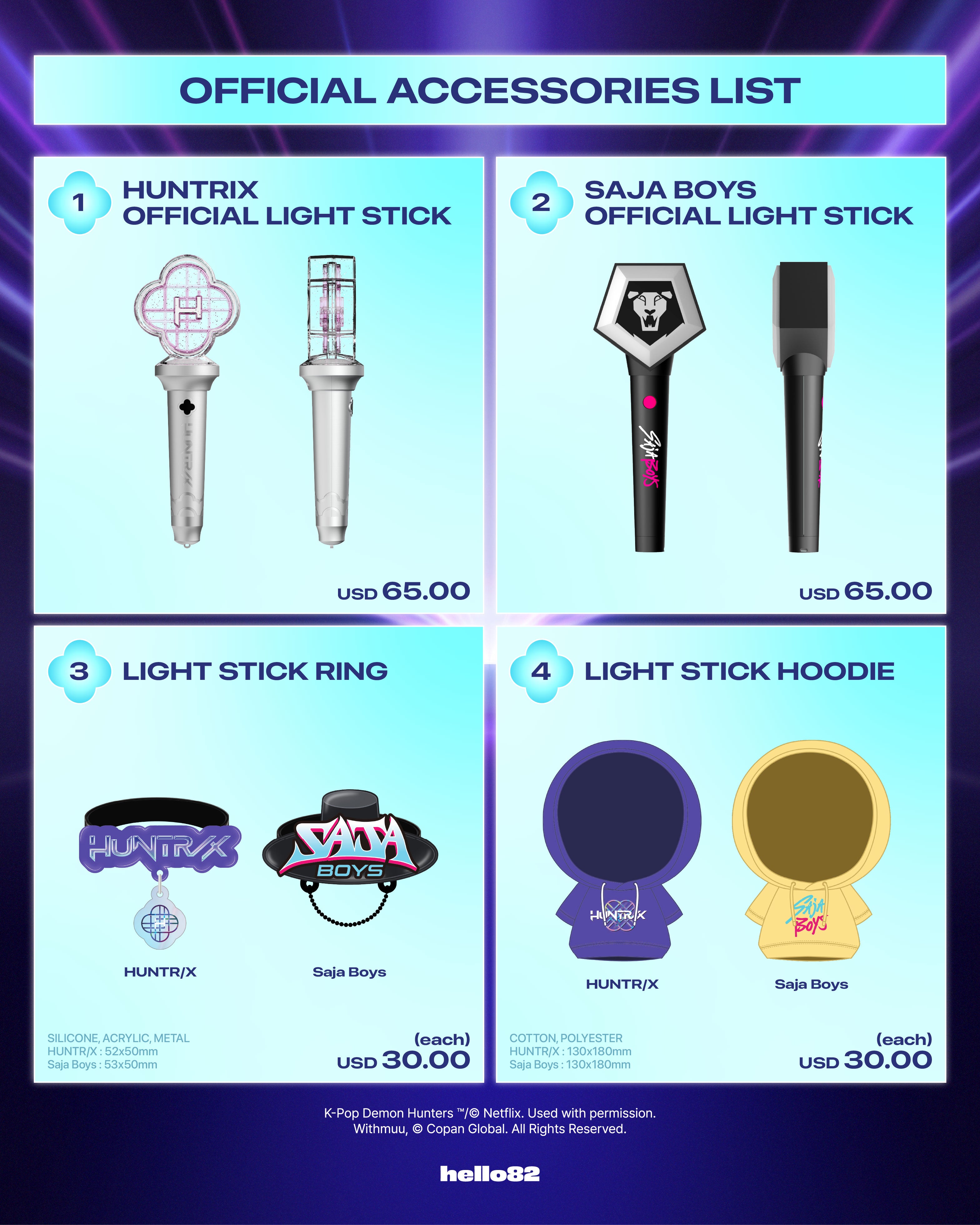KPOP DEMON HUNTERS - OFFICIAL LIGHT STICK MD – hello82.shop