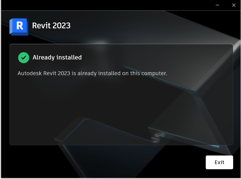 オートデスク製品をインストールしようとすると「インストール済み