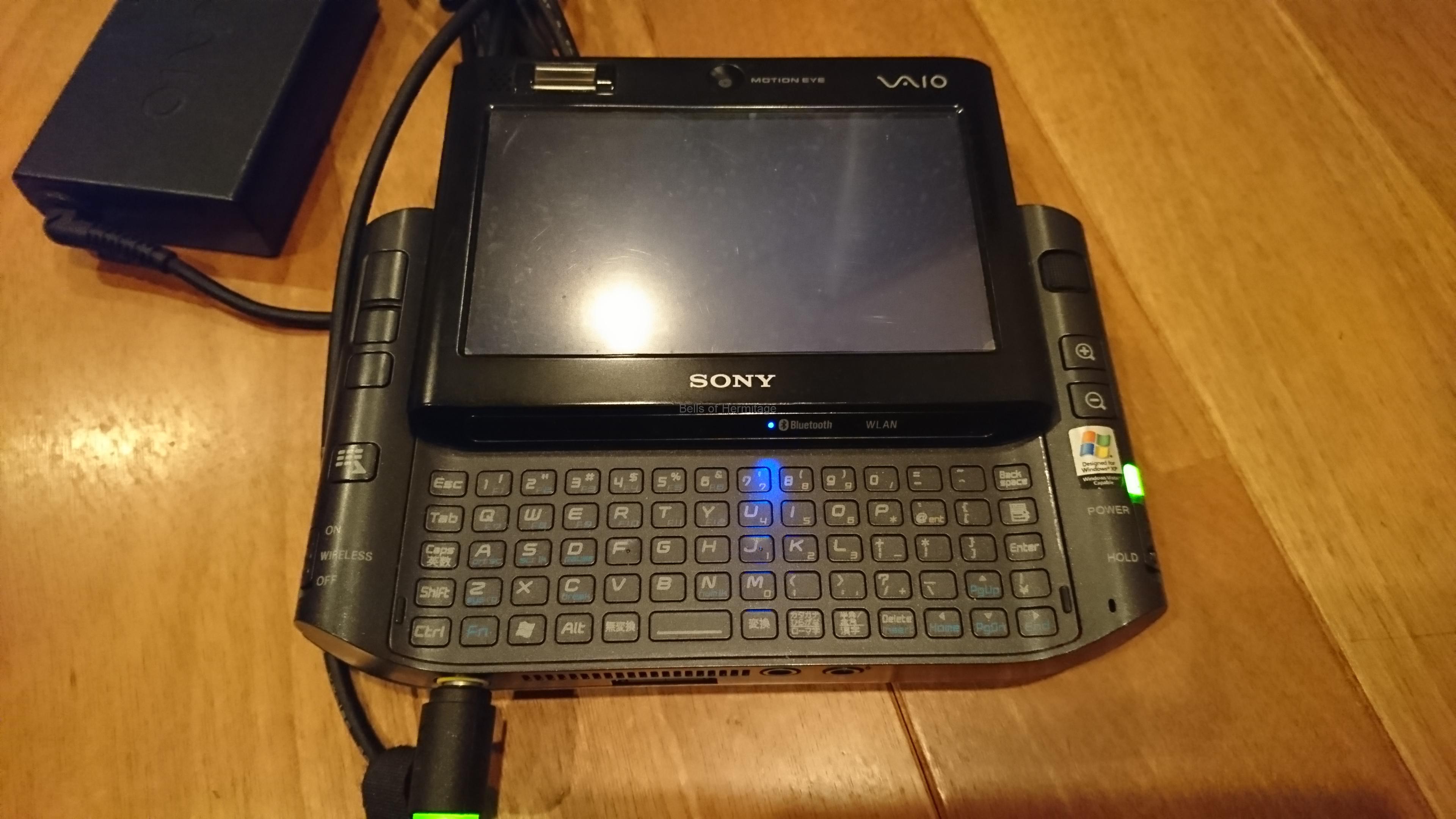 SONY VAIO type U「VGN-UX90PS」のSSD交換で蘇生を試みる | Bells of