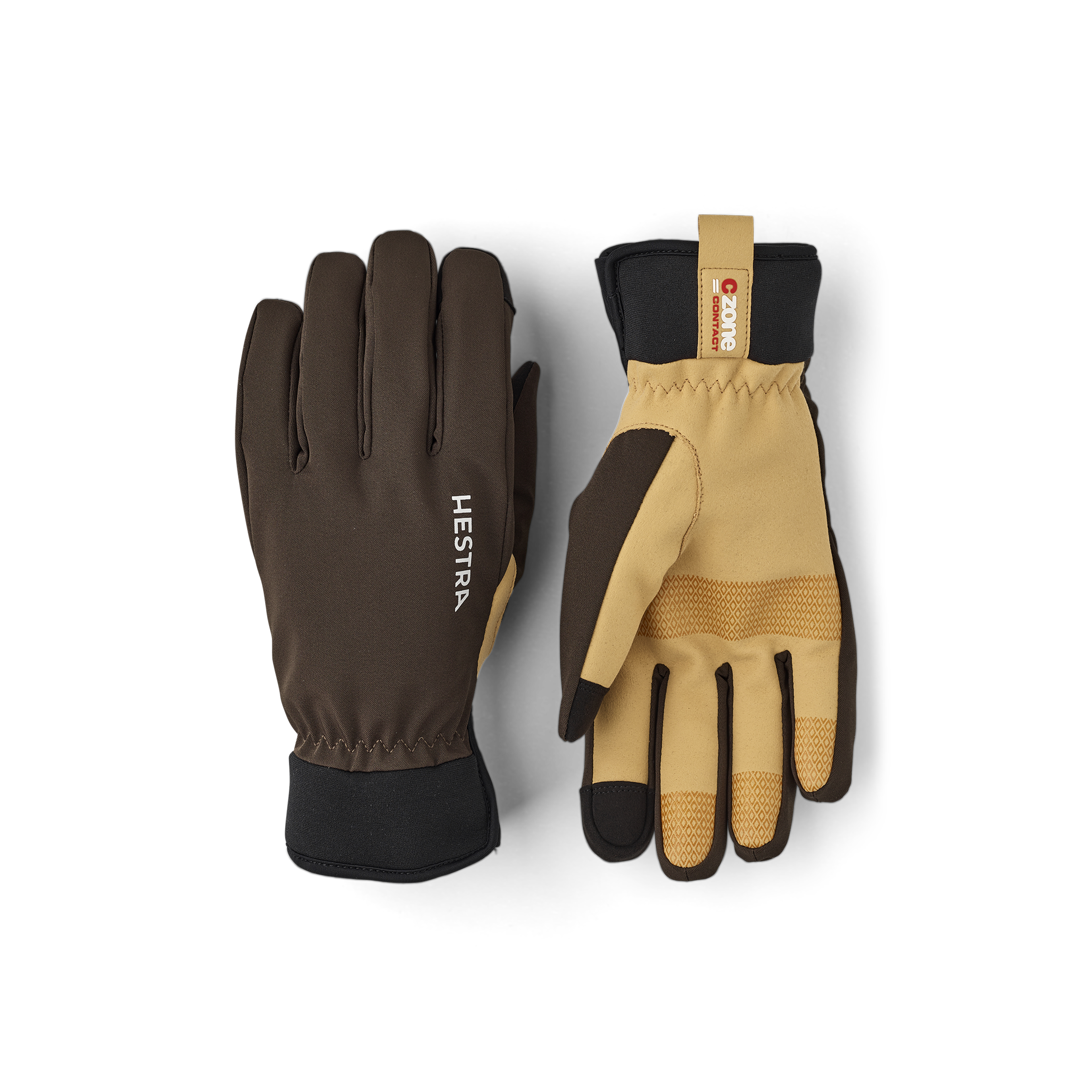 CZone Contact Glove 5-finger - Dark forest | Hestra Gloves