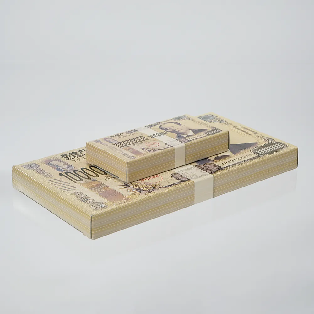 ミニミニ新壱億円BOXティッシュ10W【販促花子ノベルティ】