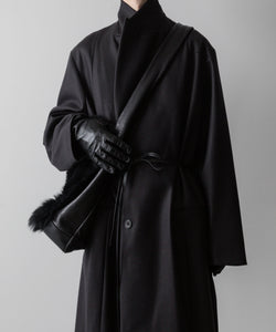 ssstein / シュタイン】OVERSIZED MAXI-LENGTH PEAKED LAPEL COAT