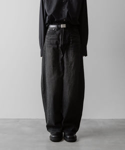 ssstein / シュタイン】DEFORMATION WIDE DENIM JEANS - BLACK | 公式