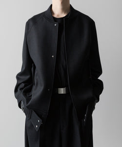 ssstein / シュタイン】MELTON STADIUM JACKET - BLACK | 公式通販