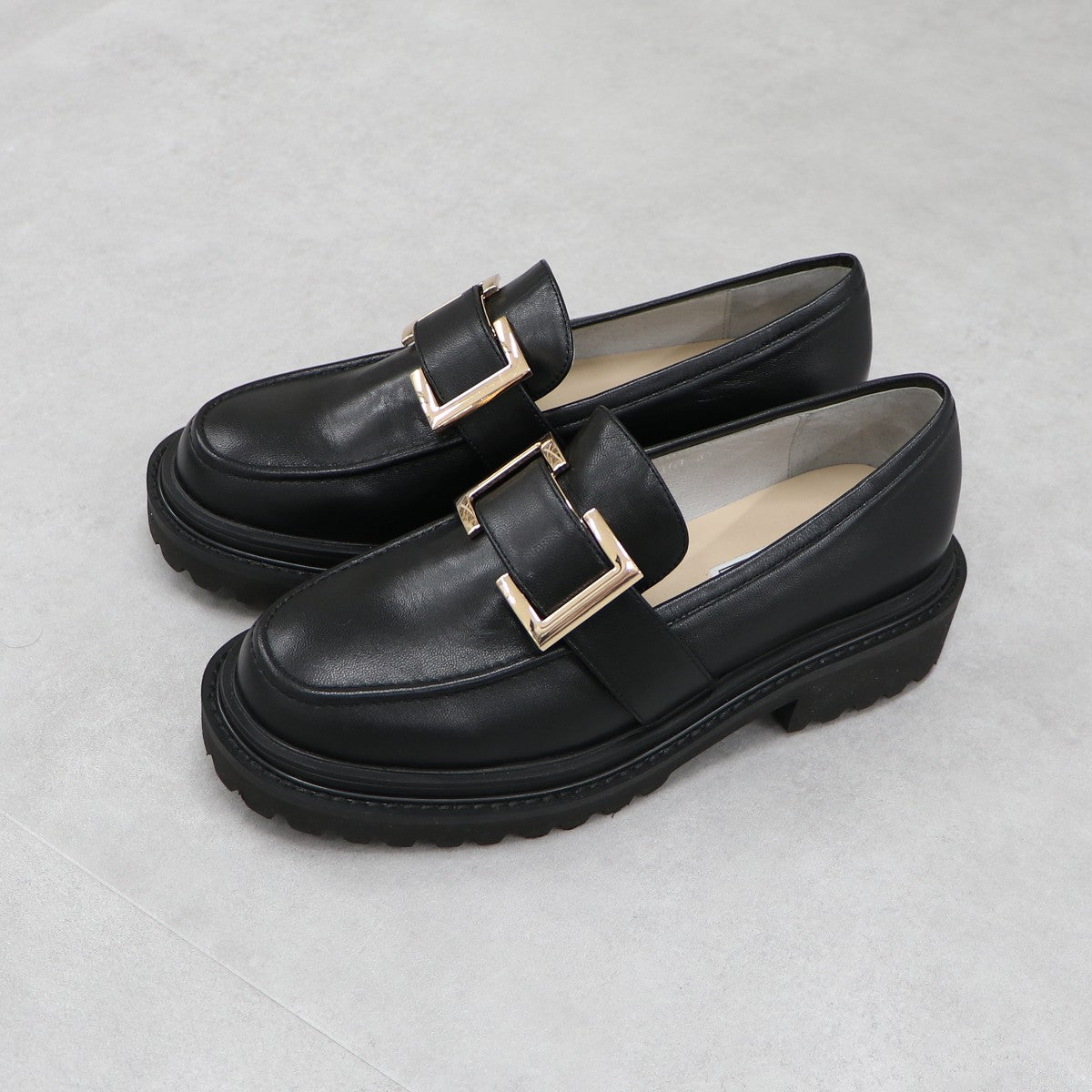 SALE】バックル厚底ローファー/544107