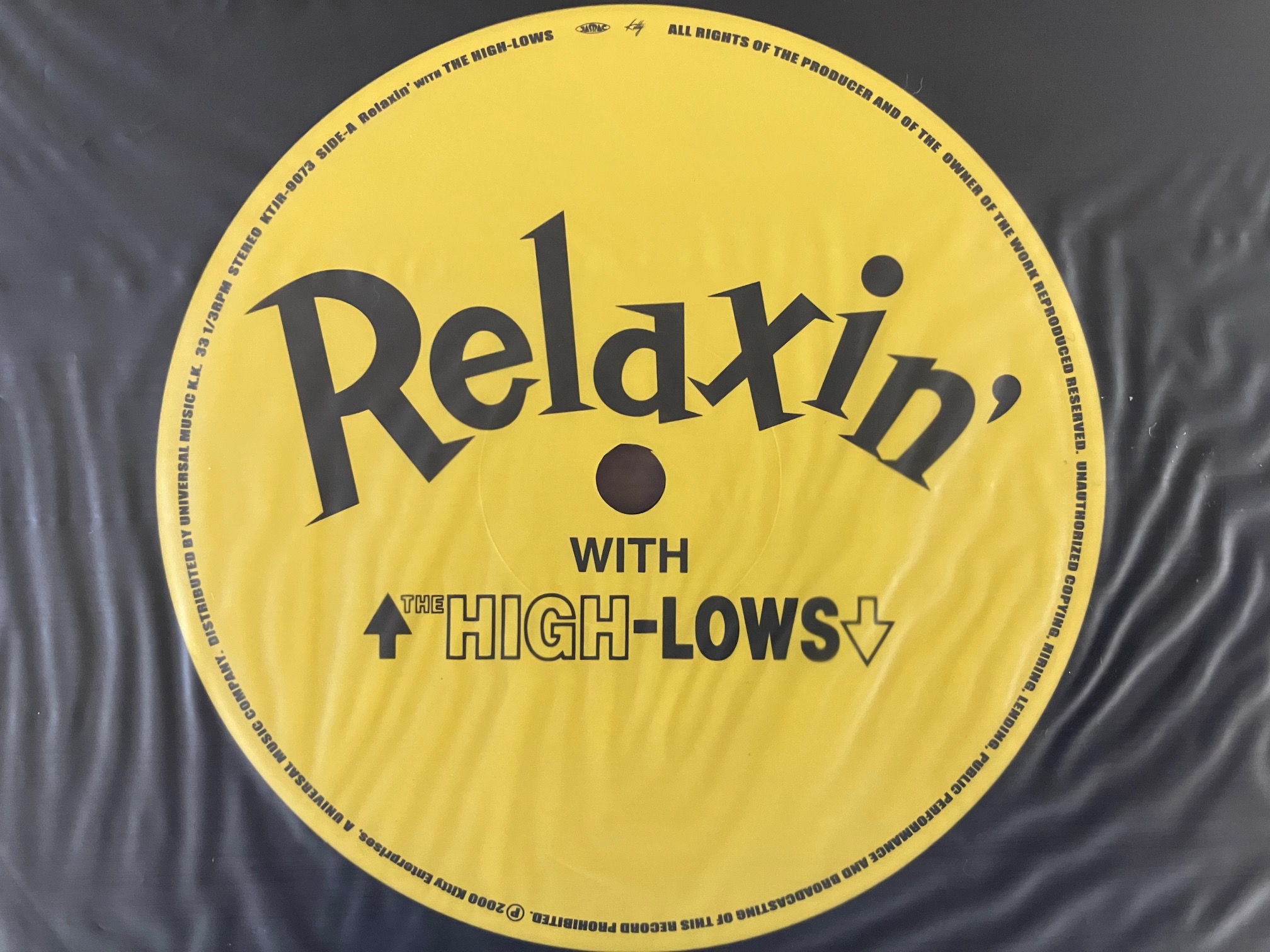 Relaxin' WITH THE HIGH-LOWS】極上!!感情に入り込む感動の名盤!! 5th