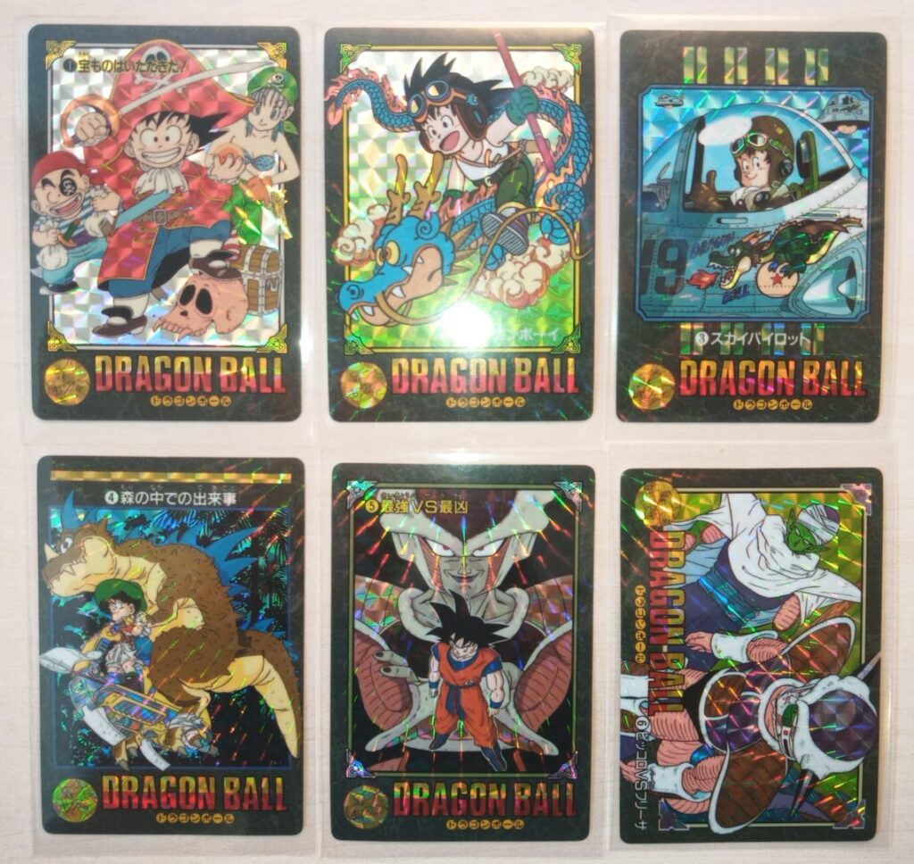 激レア当時物】ドラゴンボール ビジュアルアドベンチャー 初期キラ 6枚