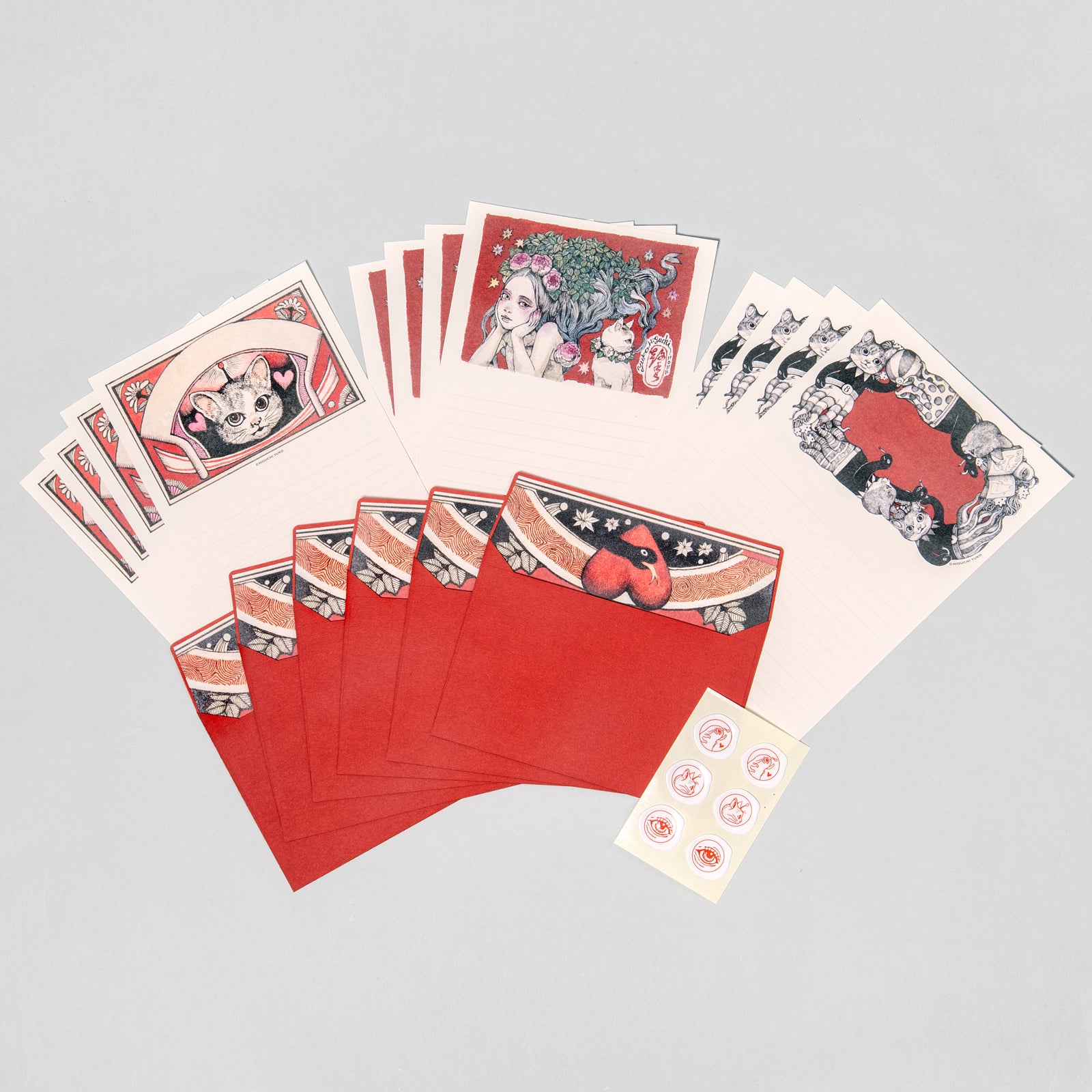 ヒグチユウコ ボリス雑貨店 レターセット 2種 ＋ PPテープ